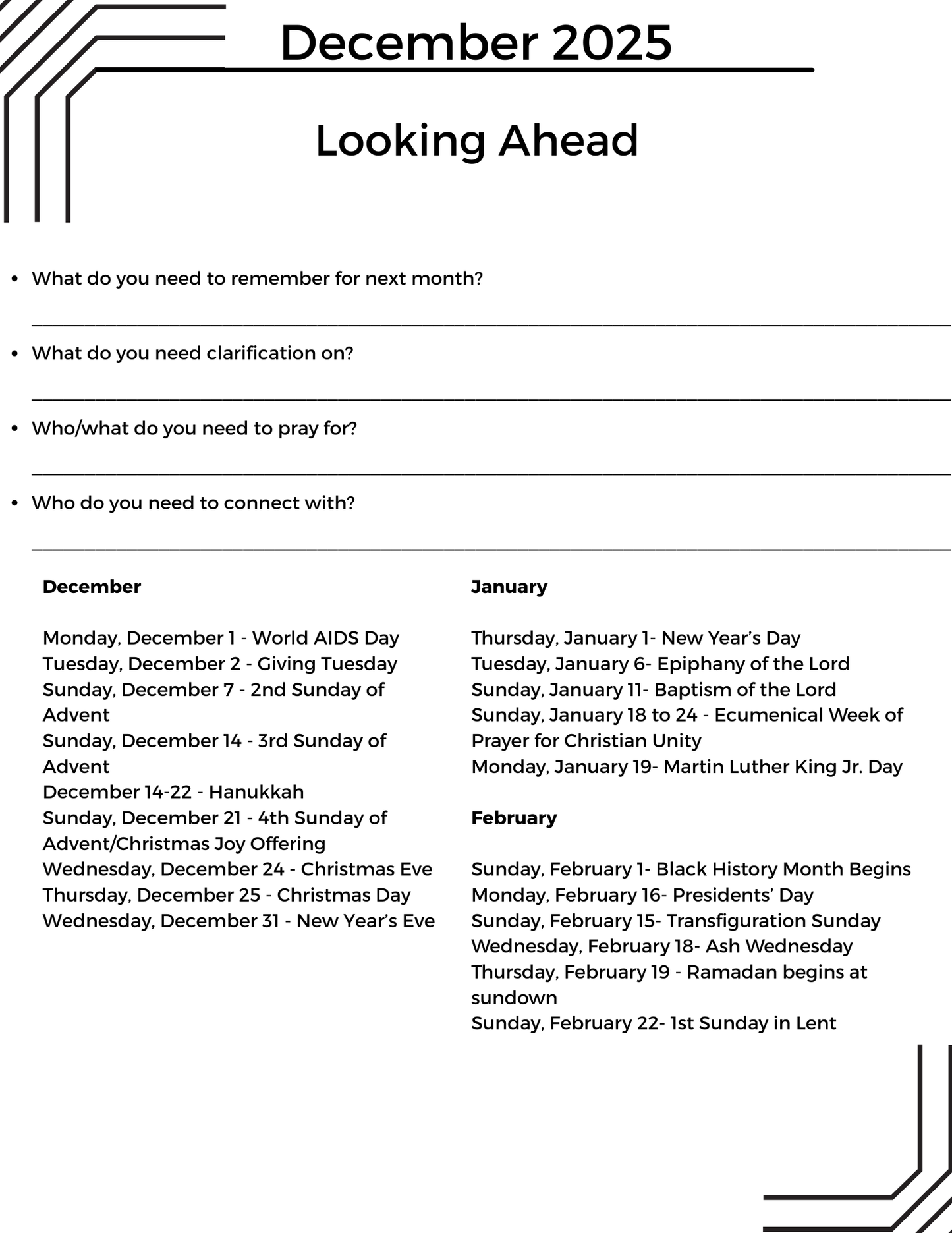 Moderator's Journal - 2026