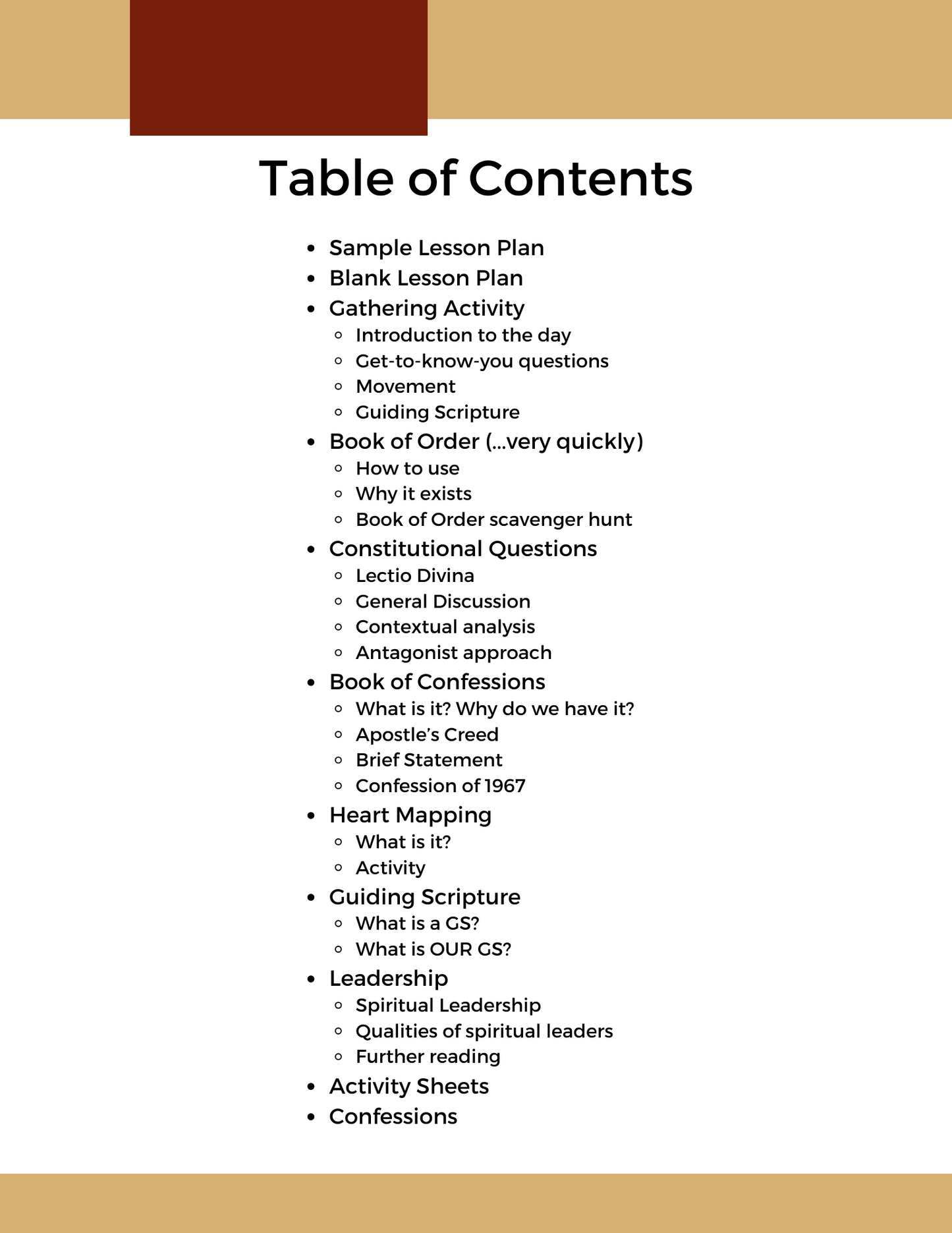 Downloadable Officer Training Curriculum