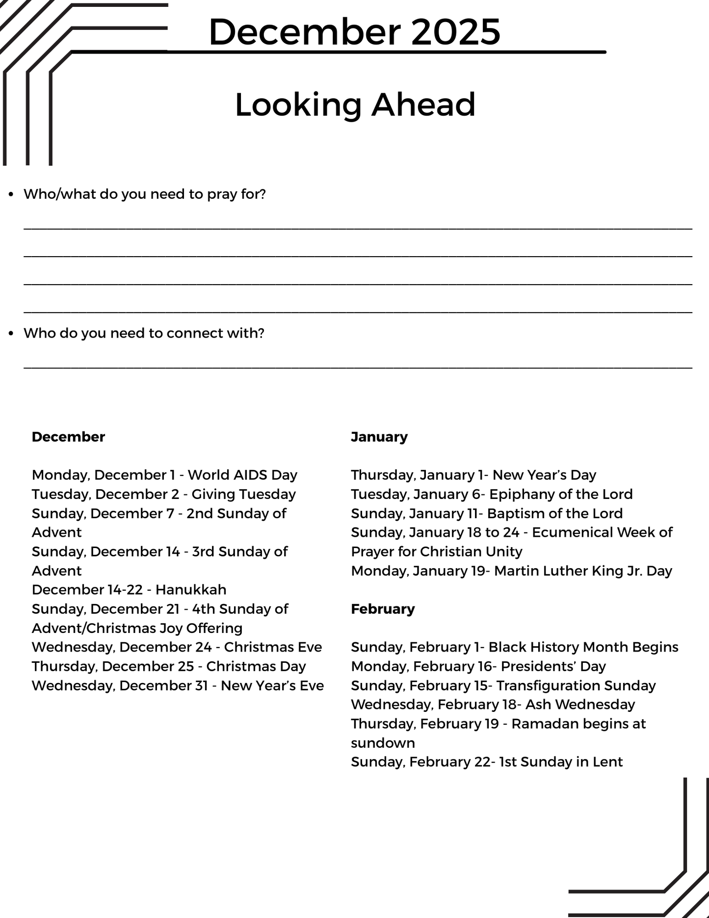 Deacon Journal - 2026