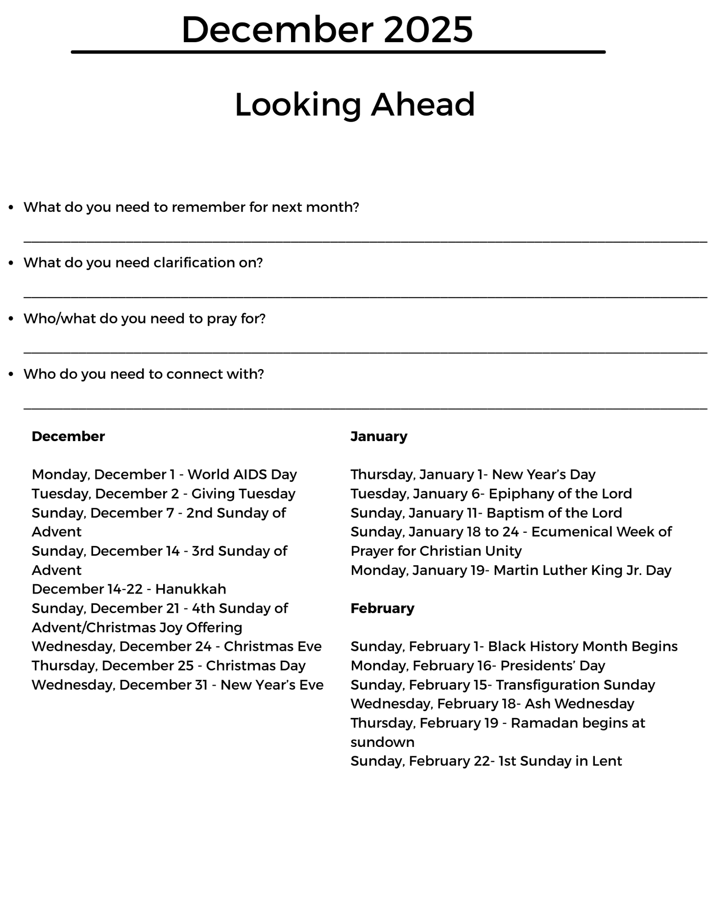 2026 BUNDLE - Moderator, Session, Deacon Journals