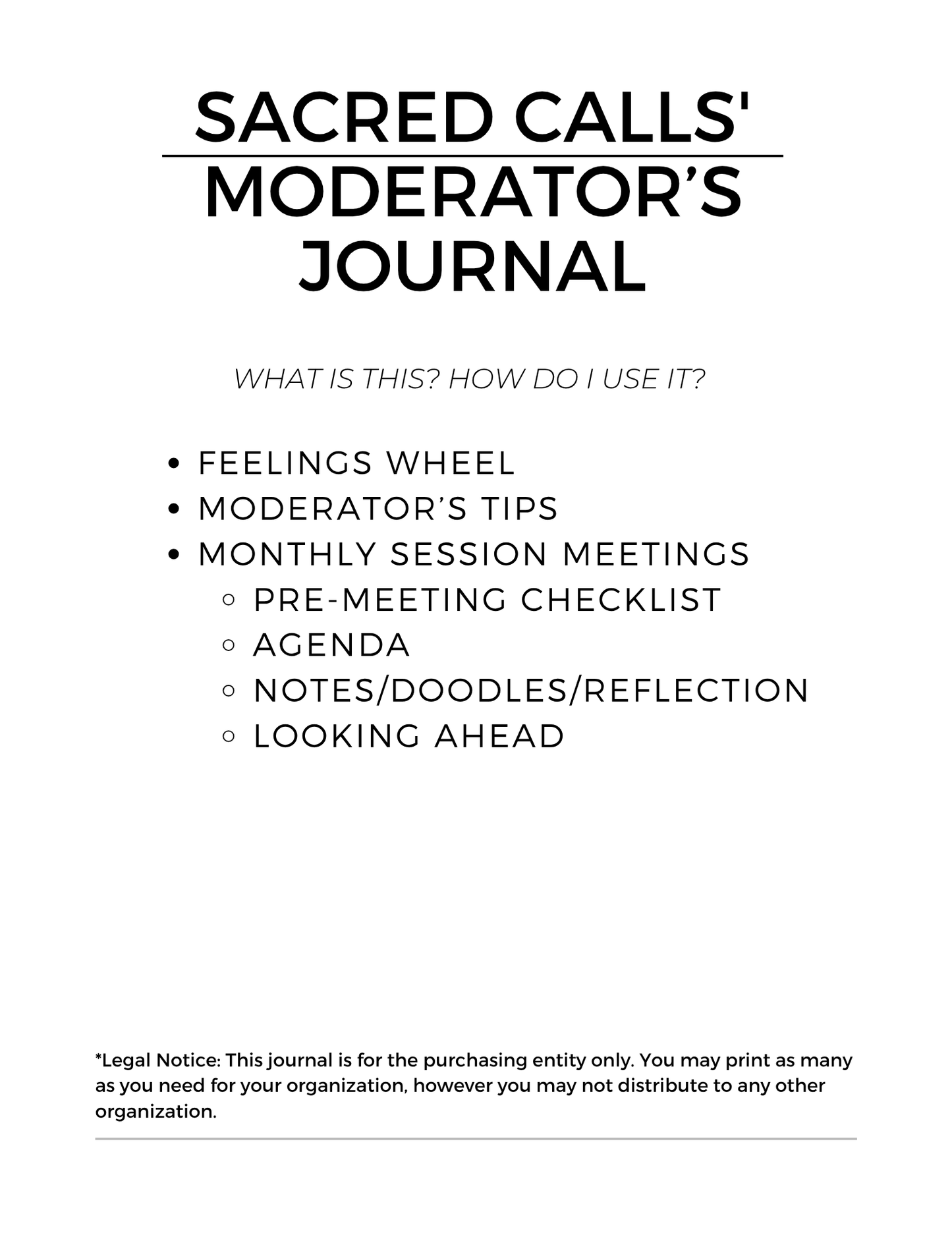 Moderator's Journal - 2026
