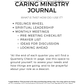 Care Ministry Journal - 2026