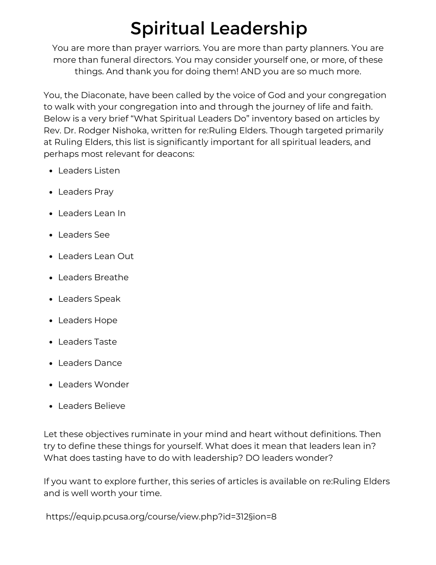 Deacon Journal - 2026