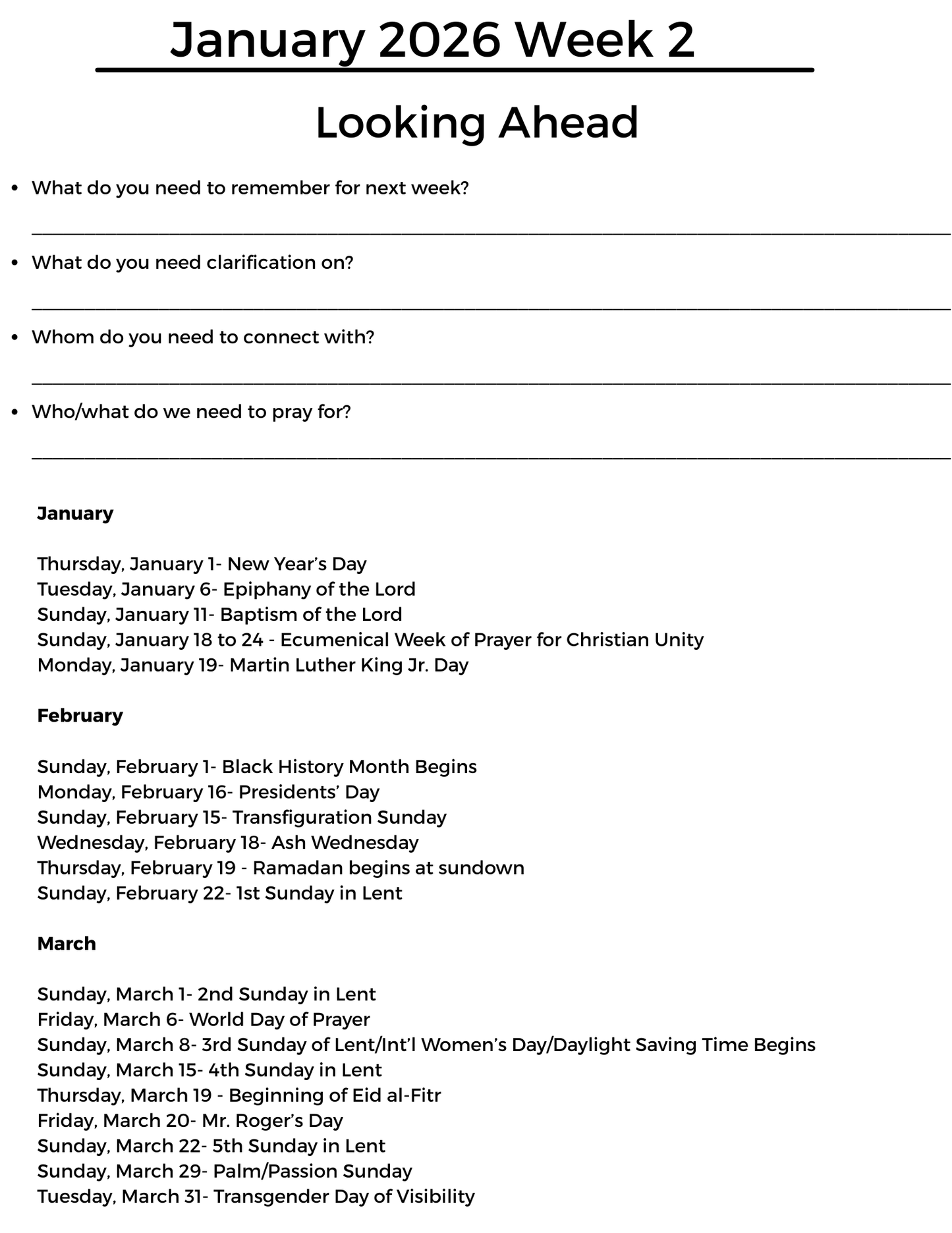 2026 BUNDLE - Moderator's Journal and Session Journal