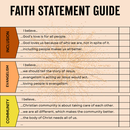 Faith Statement Writing Guide